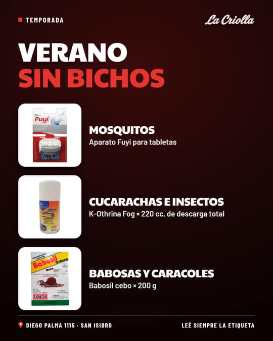 Post: Verano sin bichos